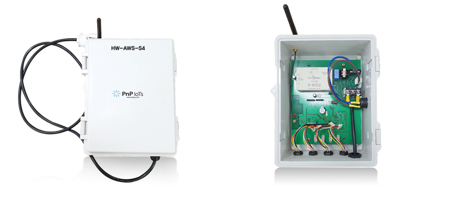 HW-AWS-S4 outdoor enclosure and internal RTU configuration
